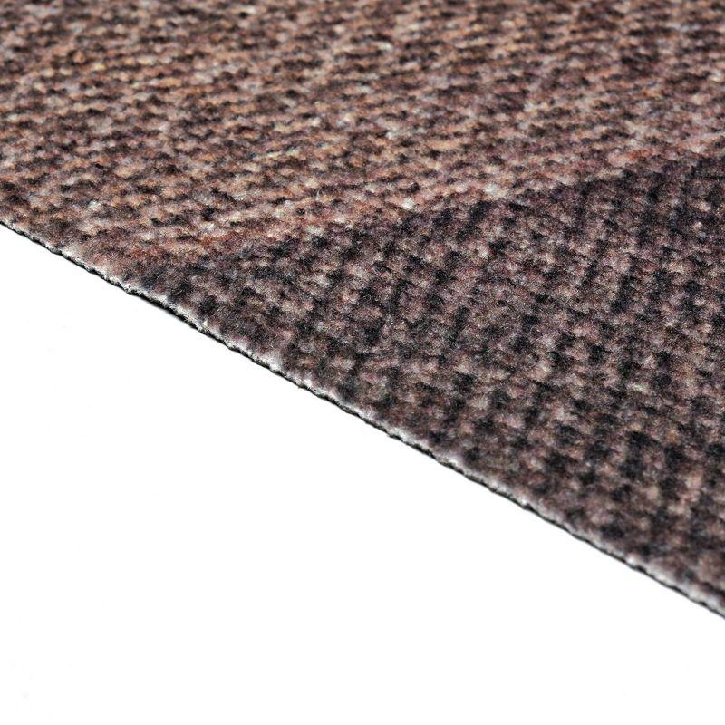 6' x 8' Sisal Outdoor Rug Brown/Black - Foss Floors: Fade & Water Resistant, Machine Made Area Rug