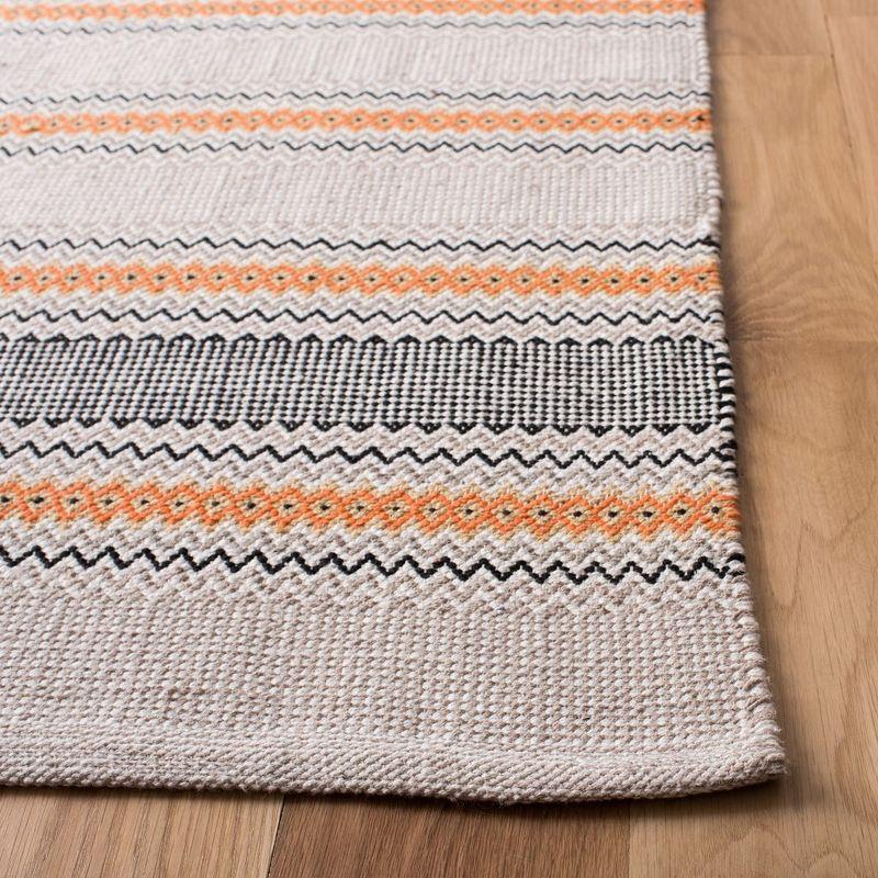 Montauk MTK536 Hand Woven Area Rug - Orange/Beige - 6'x9' - Safavieh.