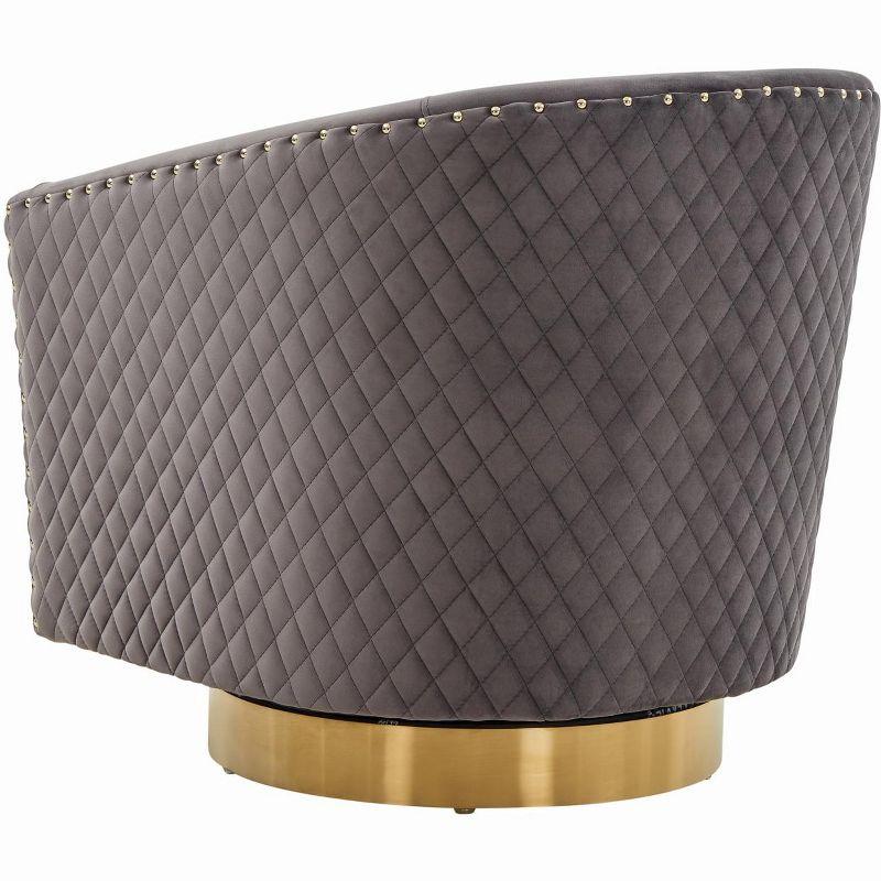 Skye Upholstered Swivel Barrel Chair