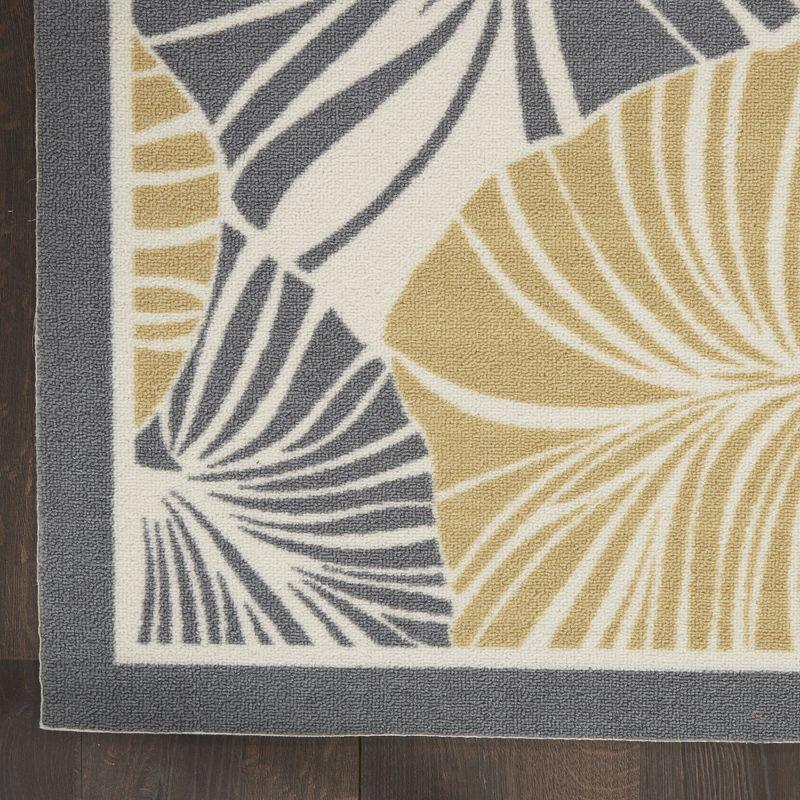 Waverly Sun N' Shade SND87 Indoor/outdoor Area Rug - Grey 4'3" x 6'3"