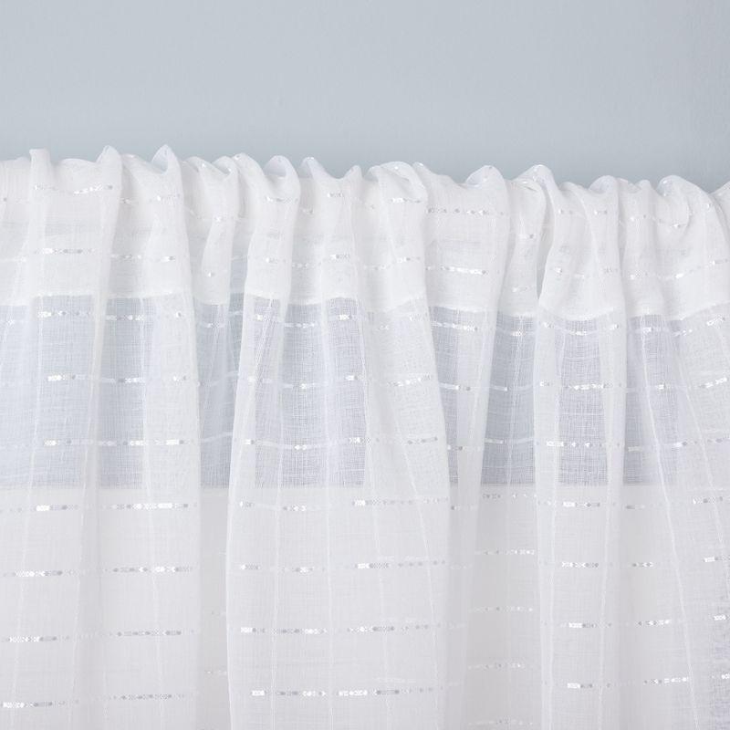 Amalgamated Textiles Polyester Sheer Curtain Pair (Set of 2)