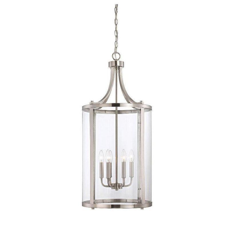 Savoy House Penrose 6 - Light Chandelier in  Satin Nickel