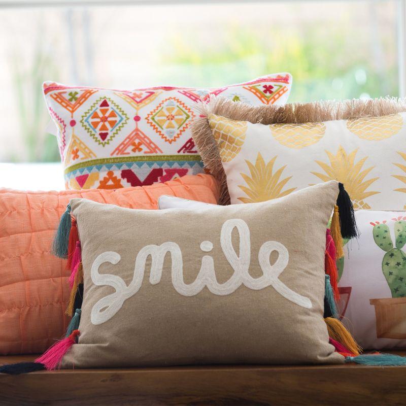 Amelie Smile Decorative Pillow - Levtex Home