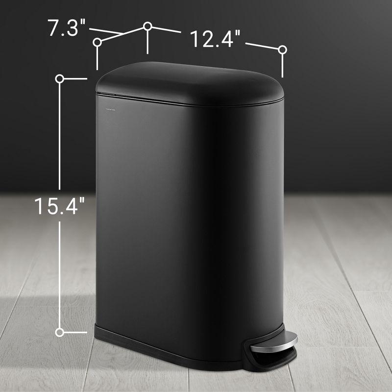 happimess Roland Mini 2.6-Gallon Step-Open Trash Can