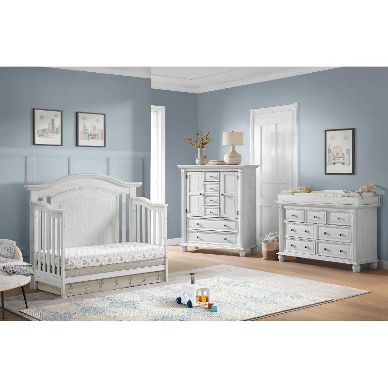 Oxford Baby London Lane 4-in-1 Convertible Crib