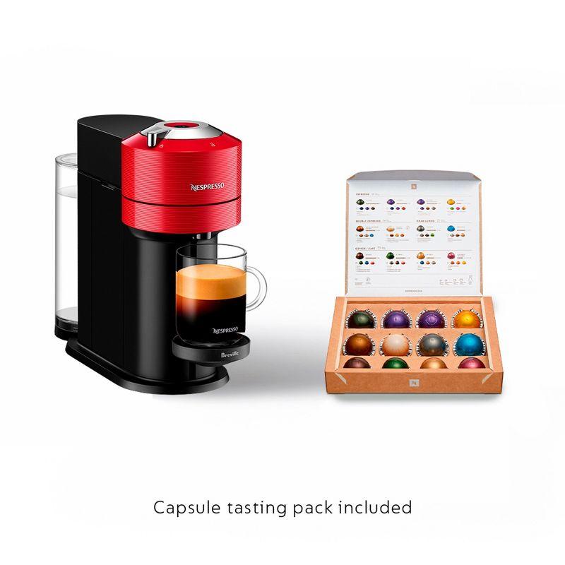 Nespresso Vertuo Next Bundle Coffee Maker and Espresso Machine by Breville - Red