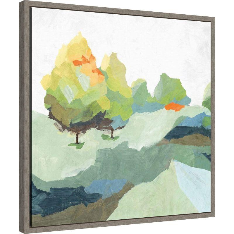 Amanti Art Blocked II by Isabelle Z Canvas Wall Art Print Framed 22-in. x 22-in.