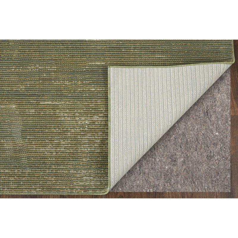 Esser Modern Solid, Green/Tan, Area Rug