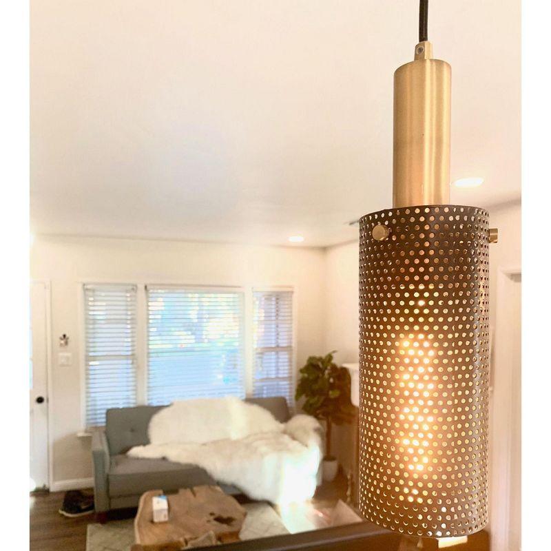 Bacco Single Light Metal Steel Dimmable Pendant