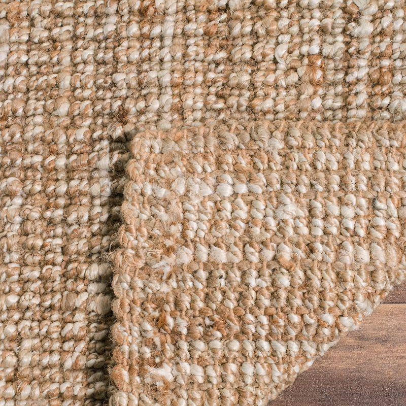 Natural Ivory Handwoven Jute Runner Rug 2' x 20'