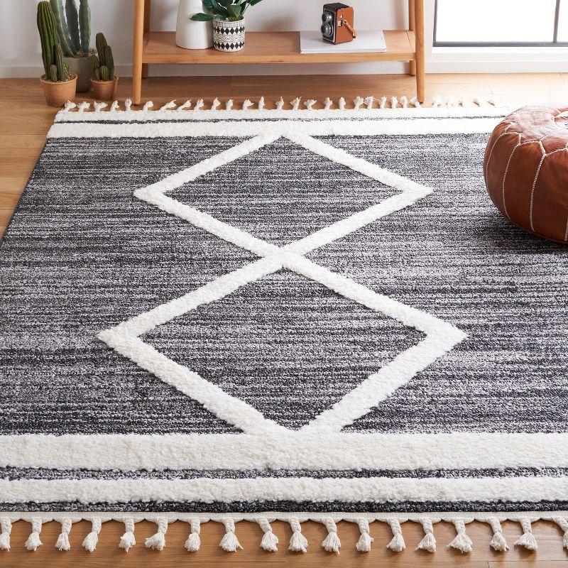 Moroccan Tassel Shag MTS650 Power Loomed Area Rug  - Safavieh