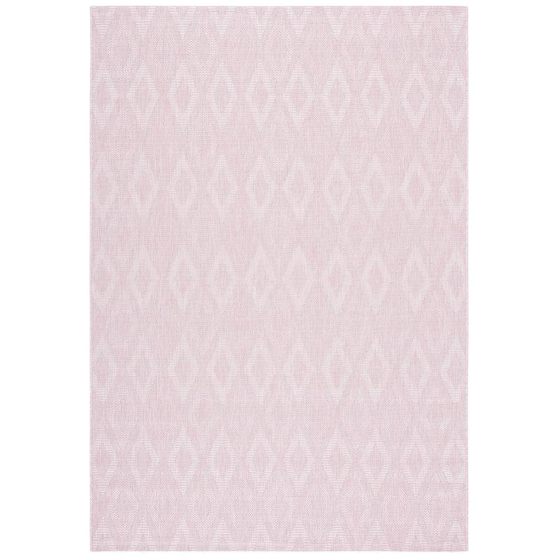 Courtyard CY8522 Power Loomed Indoor and Outdoor Area Rug - Pink - 5'3"x7'7" - Safavieh