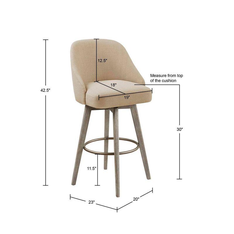 30" Howard Counter Height Barstool with Swivel Seat - Madison Park