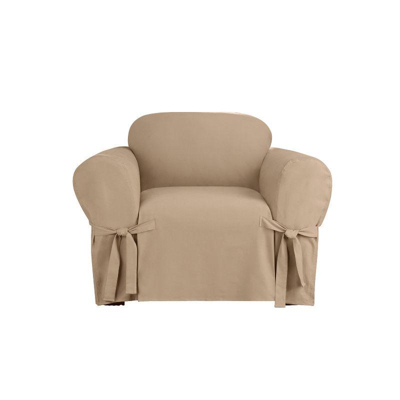 Cotton Box Cushion Armchair Slipcover