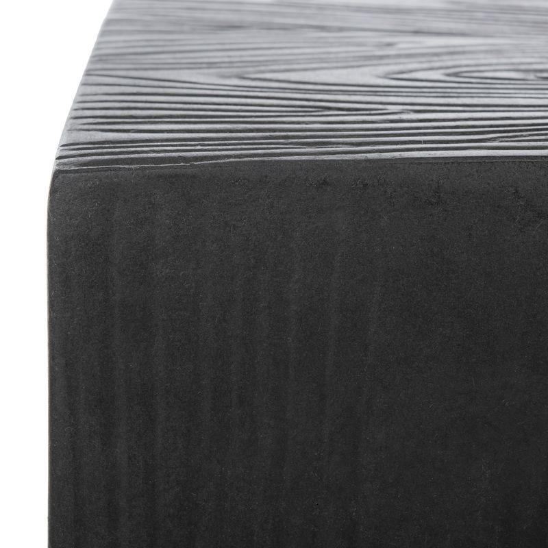 Trunk Accent Stool - Indoor/Outdoor - VNN1004 - Black - Safavieh