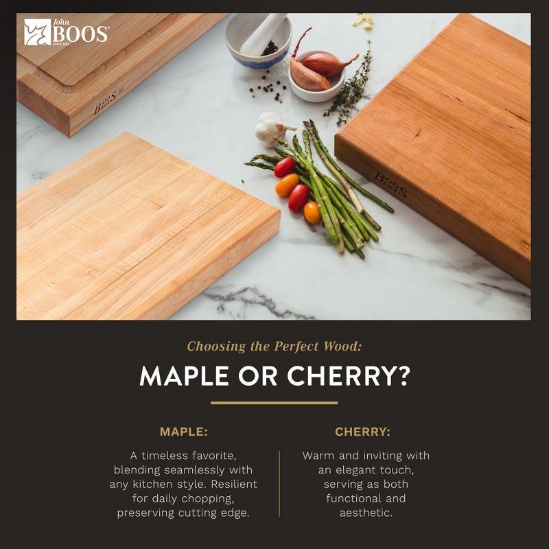 John Boos Wood Edge Grain Reversible Cutting Board