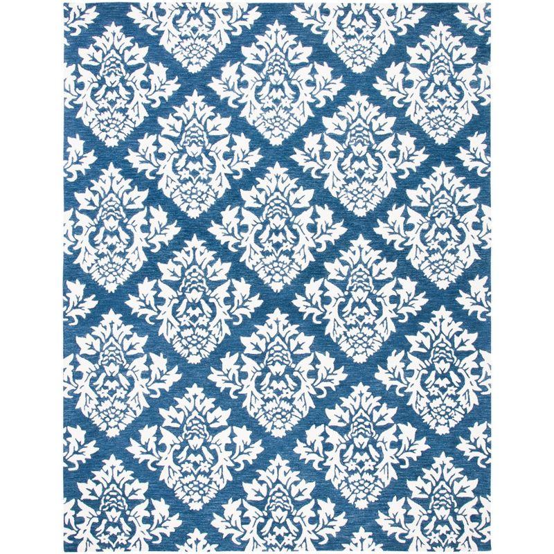 Fleur De Lis Living Spillers Hand Tufted Wool And Cotton With Latex Ikat Rug