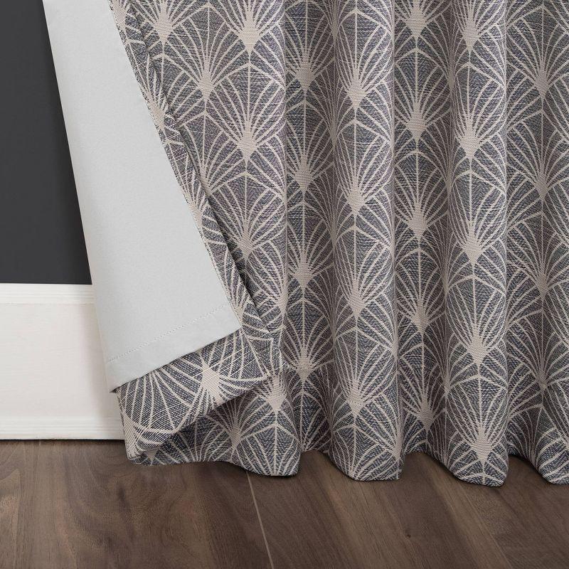 Scott Living Montauk Art Deco 100% Blackout Back Tab Curtain Panel & Reviews | Wayfair