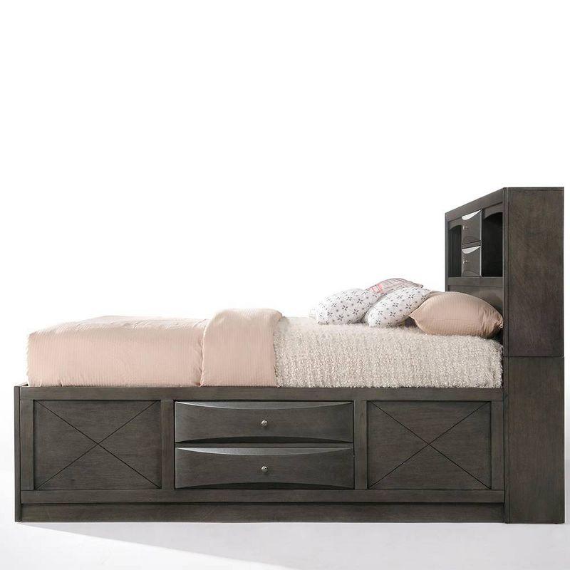 Wildon Home® Elyne Bookcase Storage Bed