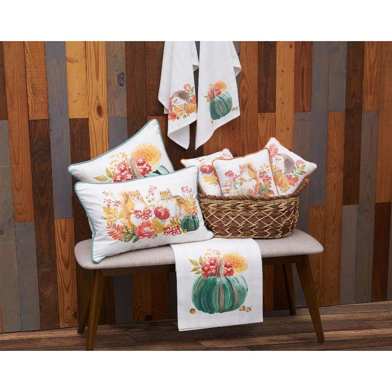 C&F Home Squirrel & Chipmunk Harvest Pillow