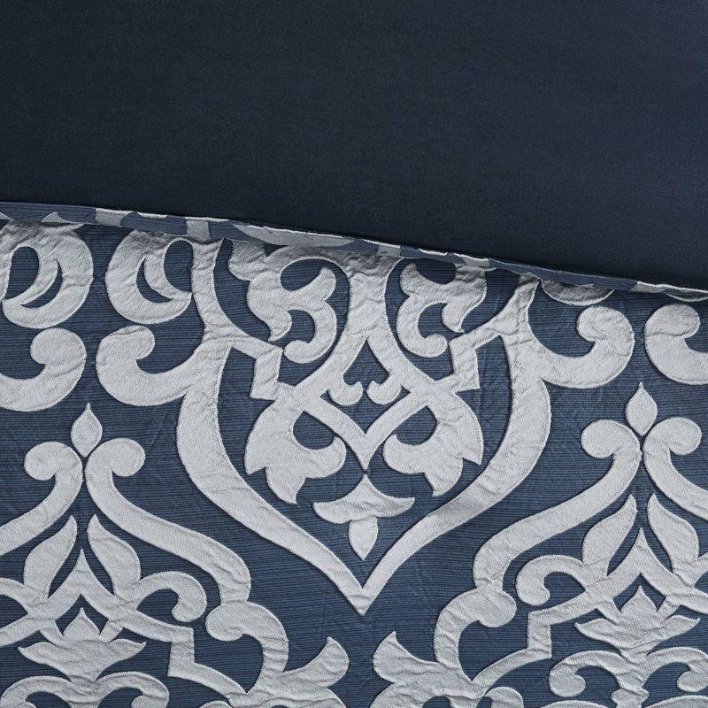 Madison Park Odette Jacquard 8 Piece Comforter Set