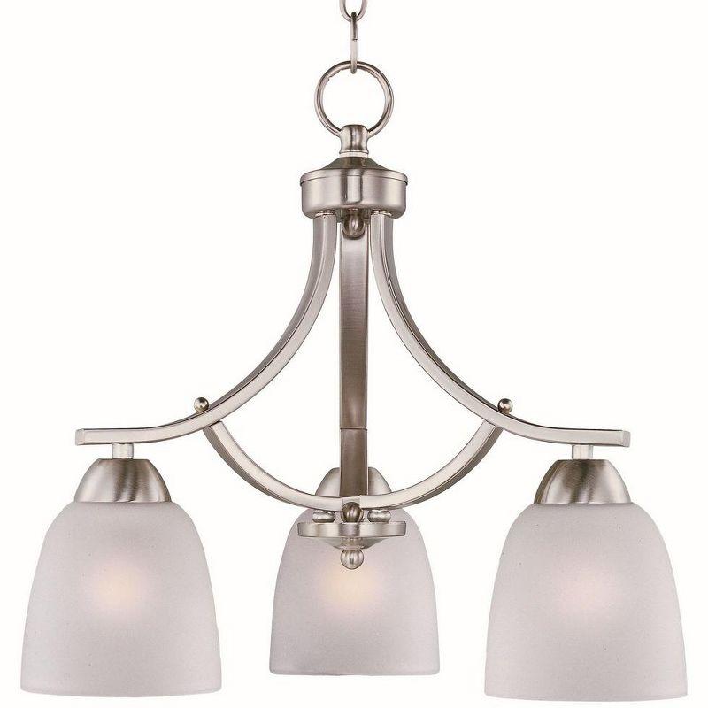Maxim Lighting Axis 3 - Light Chandelier in  Satin Nickel