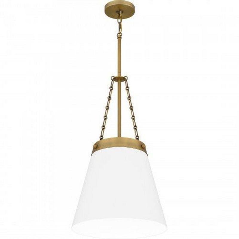 Quoizel Lighting 1 - Light Pendant in  Aged Brass