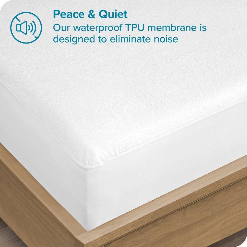 Bare Home Premium Ultra Soft Waterproof Fitted Mattress Protector