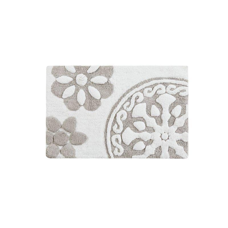 Madison Park Casablanca Medallion Cotton Tufted Bath Rug