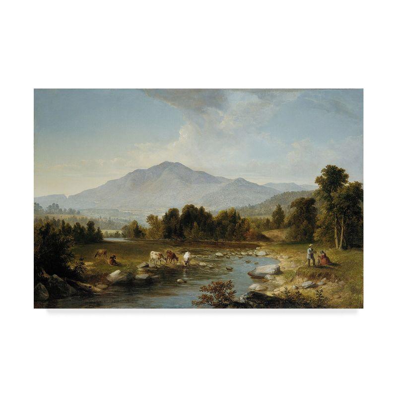 Trademark Fine Art -Asher Brown Durand 'High Point Shandaken Mountains 1853 ' Canvas Art