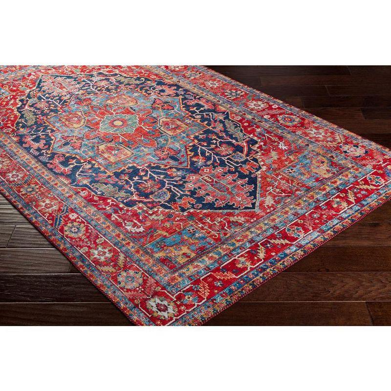 Mark & Day Linden Woven Indoor Area Rugs Bright Red