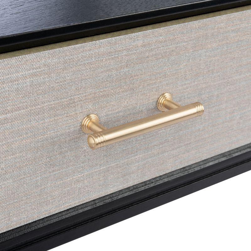 Estella 2 Drawer Console Table - CNS5731B - Black - Safavieh