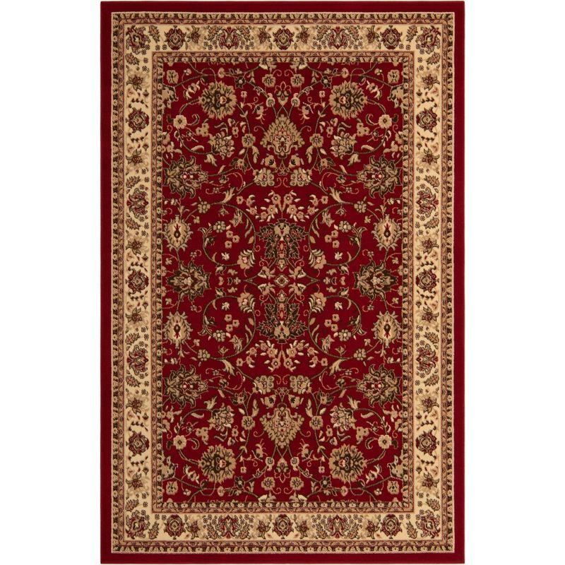 Unique Loom 6' 0 x 9' 0 Sialk Hill Washington Burgundy Area Rug