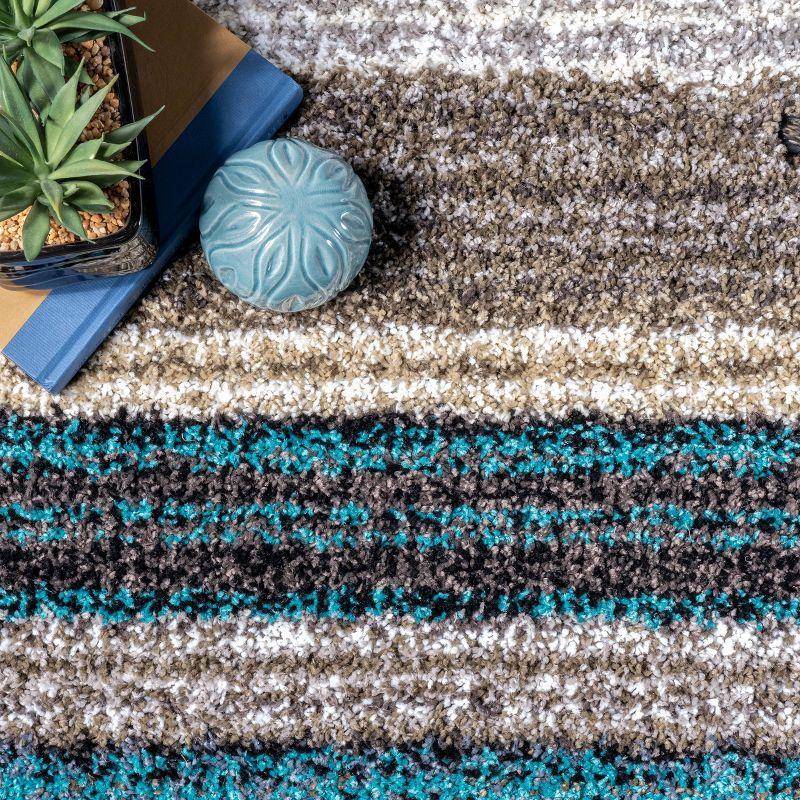 Drey Ombre Shag Area Rug - nuLOOM