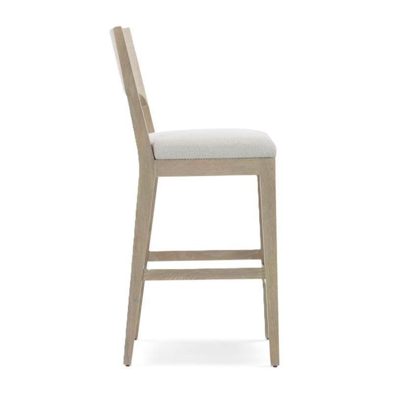Bernhardt Solaria Upholstered Counter Stool with Solid Wood Frame