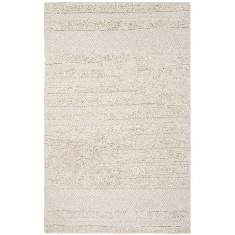 Kenya KNY951 Hand Knotted Accent Rug - Ivory - 3'x5' - Safavieh