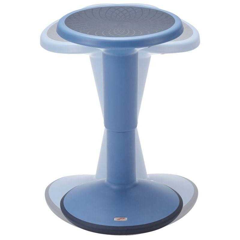 ECR4Kids SitWell Height-Adjustable Wobble Stool - Active Flexible Seating Chair for Kids and Adults - School and Office