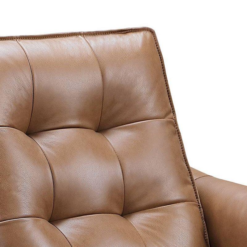 Elliot Leather Power Recliner Chair Camel - Abbyson Living