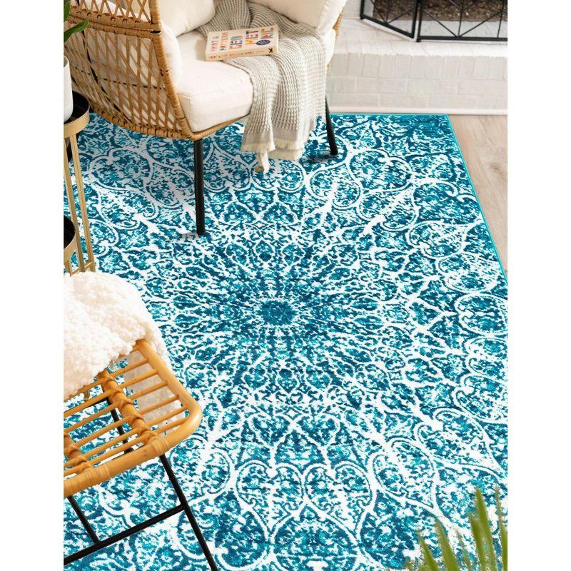 Unique Loom Sofia Grace Geometric Indoor Woven Area Rug