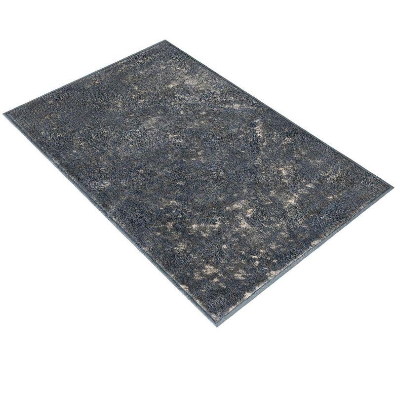 Unique Loom Portland Collection Area Rug - Woodburn (9'  x 12' Rectangle Blue/Ivory)