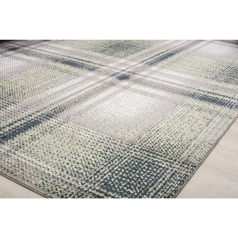 Rugs America Jaelyn Plaid Contemporary Area Rug