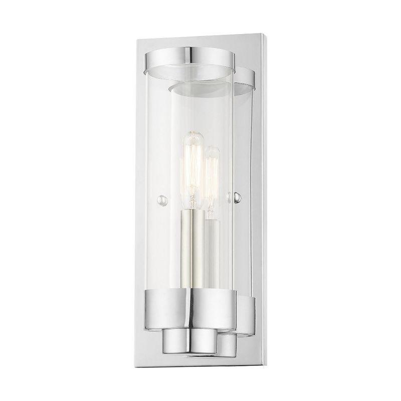 Livex Lighting Hillcrest 1 - Light Wall Light in  Polished Chrome