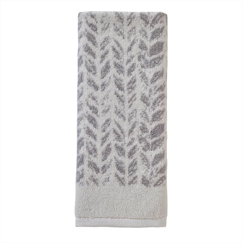 Gracie Oaks Gracie Oaks Distressed Leaves Hand Towel (Set of 2)