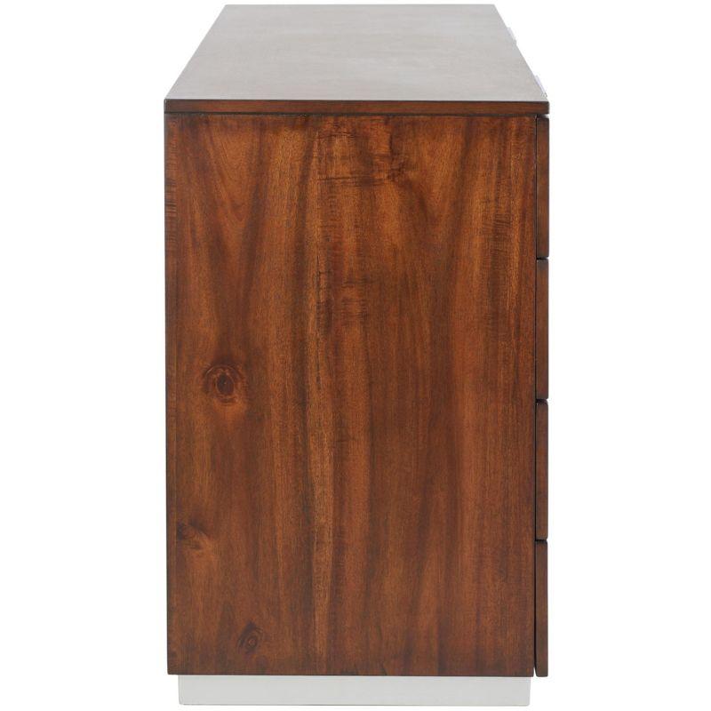 Brylin 8 Drawer Modern Dresser - SFV2112 - Dark Walnut - Safavieh Couture