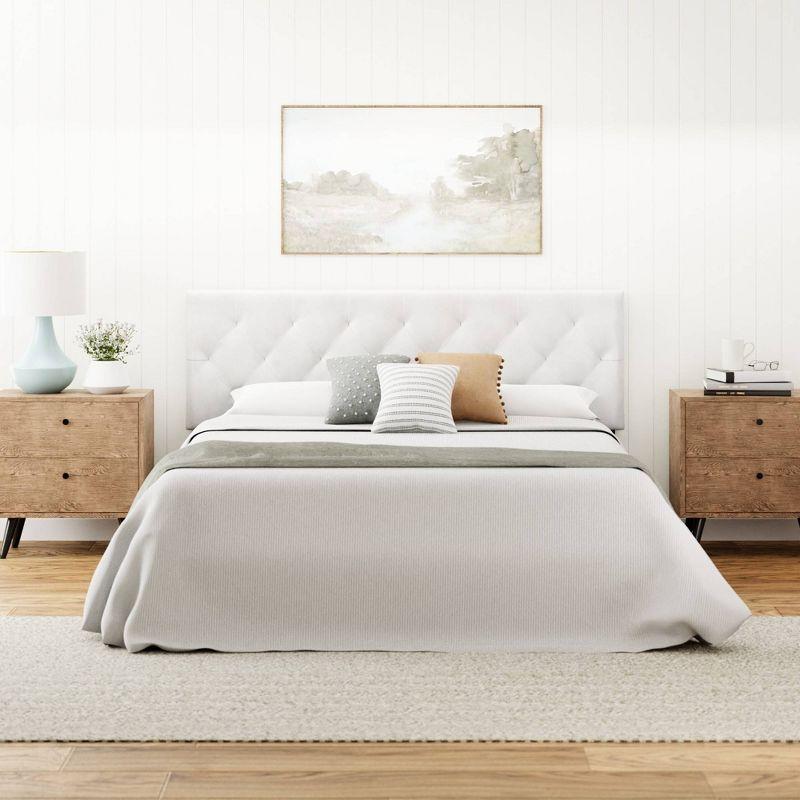 Avery Adjustable Faux Leather Headboard - Brookside Home