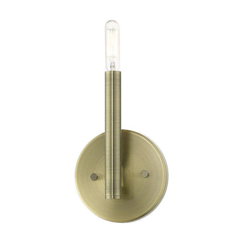 Livex Lighting Copenhagen 1 - Light Wall Light in  Antique Brass