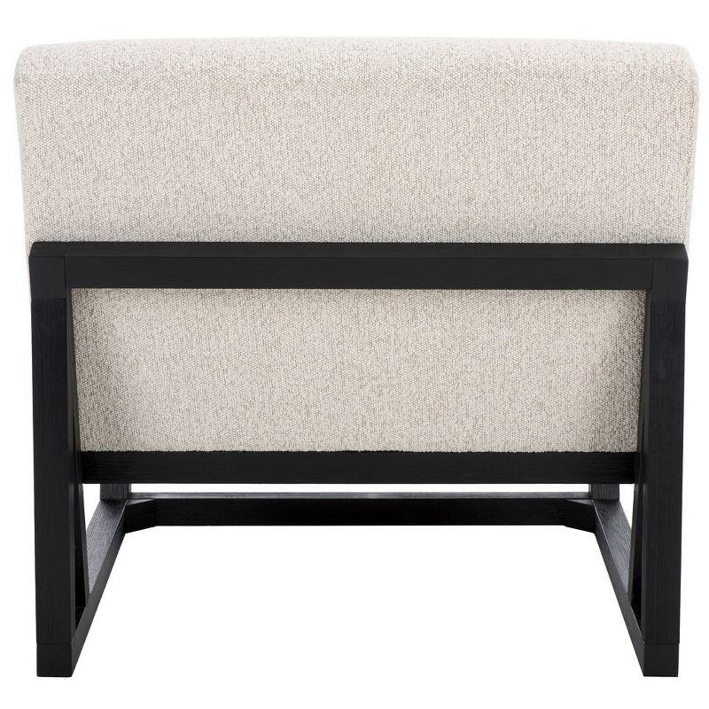 Kinsey Accent Chair - ACH5205 - Creme/Black - Safavieh