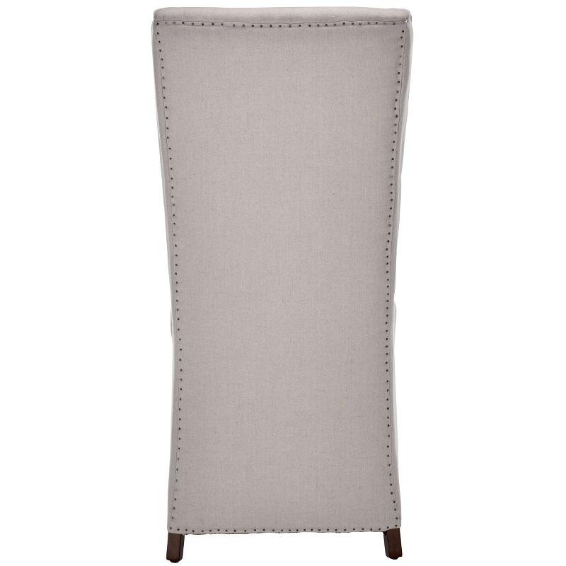 Bacall 20" H Dining Chair With Nail Head Trim - MCR4501 - Taupe - Safavieh Couture