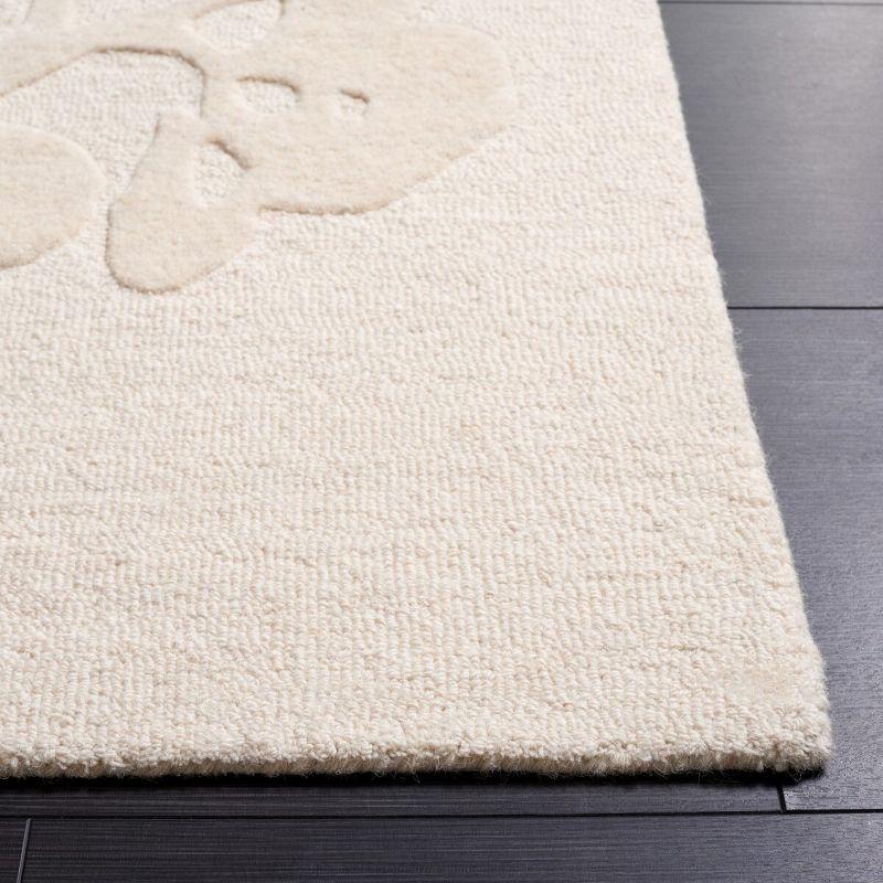 Ebony EBN504 Hand Tufted Accent Rug - Ivory - 3'x5' - Safavieh.