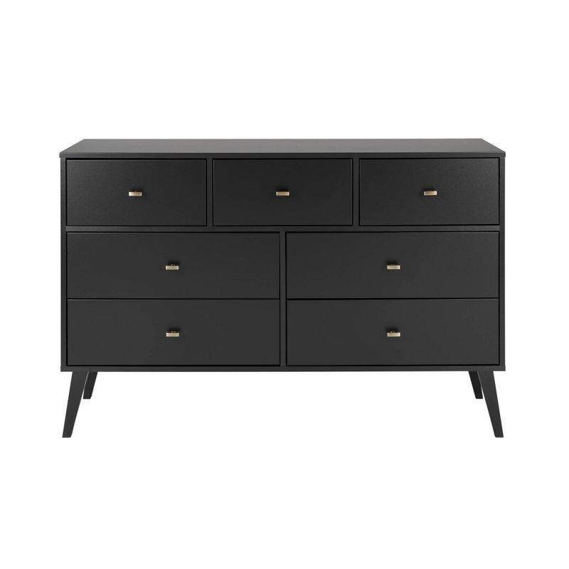 7 Drawer Milo Mid-Century Modern Dresser - Prepac